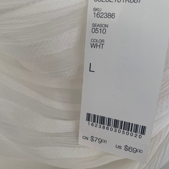 One shoulder brand new Bebe top. - Picture 3 of 3